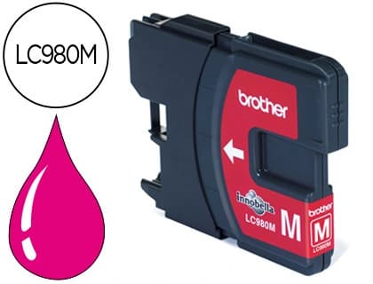 Brother Ink-jet brother lc-980m dcp-145/dcp-165/mfc-250/mfc- 290 magenta