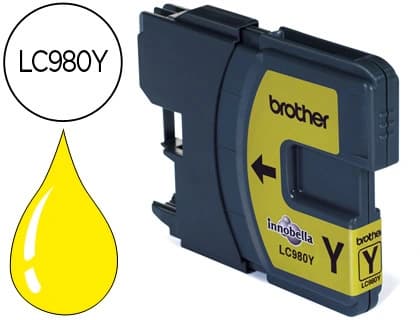 Brother Ink-jet brother lc-980y dcp-145/dcp-165/mfc-250/mfc- 290 amarillo