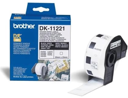 Brother Etiqueta brother dk11221 23x23 mm 1000 etq para impresoras ql