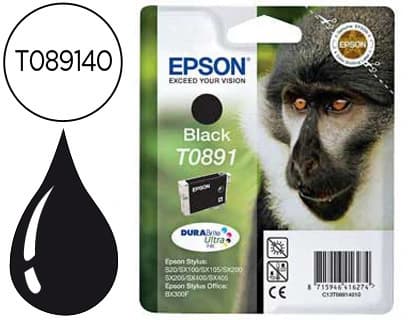 Epson Ink-jet epson t0891 negro stylus s20 / sx-100 / sx-110