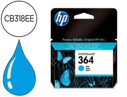 Hp Ink-jet hp 364 cian photosmart premium - c309a / series c5300 / c6300 / b8500 / d5400 -300pag