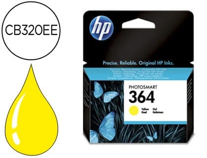 Hp Ink-jet hp 364 amarillo photosmart premium - c309a / series c5300 / c6300 / b8500 / d5400 -300pag