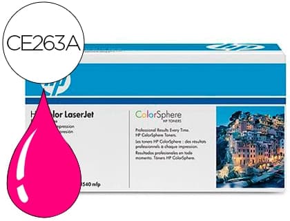 Hp Toner hp color laserjet cp4025/cp4525 -ce263a- magenta 11.000 pags