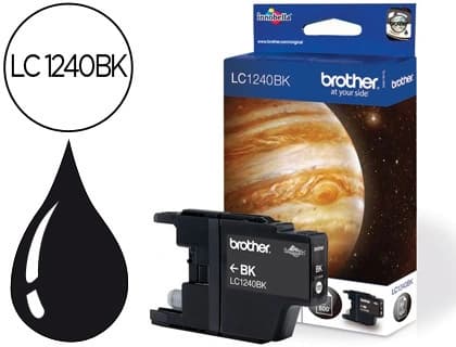 Brother Ink-jet brother lc-1240bk negro -600pag- mfc-j6510dw mfc-j6710dw mfc-j6910dw