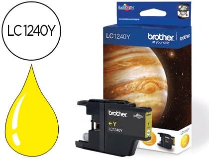 Brother Ink-jet brother lc-1240y amarillo -600pag- mfc-j6510dw mfc-j6710dw mfc-j6910dw