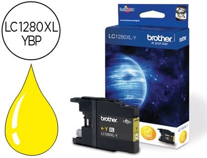 Brother Ink-jet brother lc-1280xlybp amarillo -1,200pag- mfc-j6510dw mfc-j6710dw mfc-j6910dw