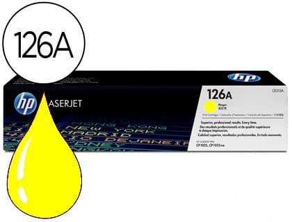 Hp Toner hp laserjet cp1025 mfp m175a ce312a amarillo 1000 pag