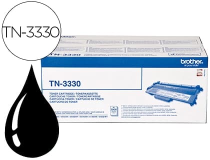 Brother Toner brother tn-3330 para impresoras hl-5440d/5450dn/5470dw/6180dw - 3.000 pag