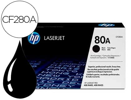 Hp Toner hp laserjet negro cf280a 2700 pag