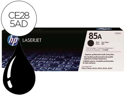 Hp Toner hp laserjet ce285a negro 1600 pag pack 2