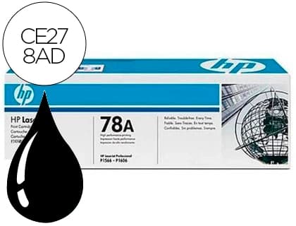 Hp Toner hp laserjet ce278a negro 1600 pag pack 2