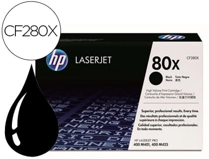 Hp Toner hp laserjet cf280x negro 6900 pag