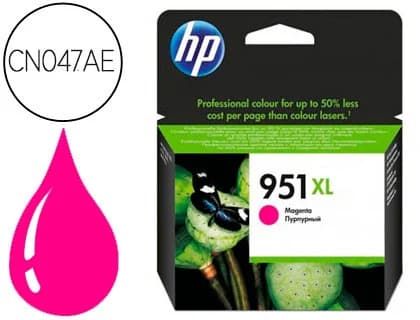 Hp Ink-jet hp 951xl magenta cn047ae capacidad 1500 pag