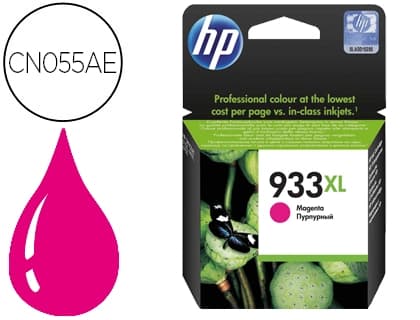 Hp Ink-jet hp 933xl magenta cn055ae officejet 6100/6600/6700 premium capacidad 825 pag