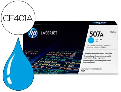 Hp Toner hp 507a laserjet m551/m570/pro 500 cian 6000 pag