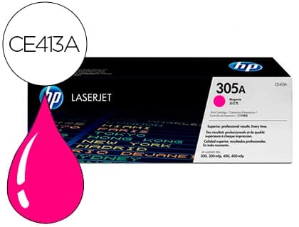 Hp Toner hp 305a laserjet m351/m451/m375/m475 magenta 2600 pag