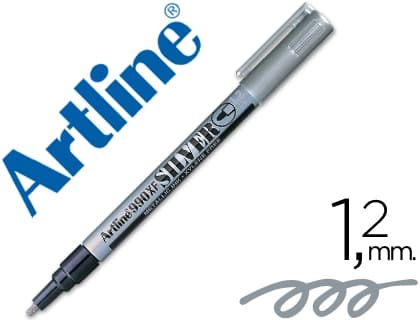 Rotulador artline marcador permanente metalico ek-990 punta redonda 1,2 mm