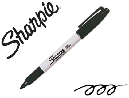 Rotulador sharpie permanente punta fina