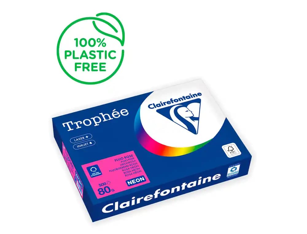 Papel color trophee a4 80gr paquete de 500 hojas