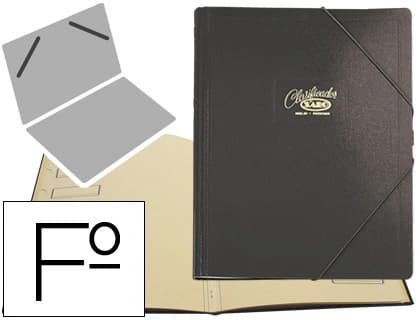 Carpeta clasificador carton compacto saro folio 12 departamentos