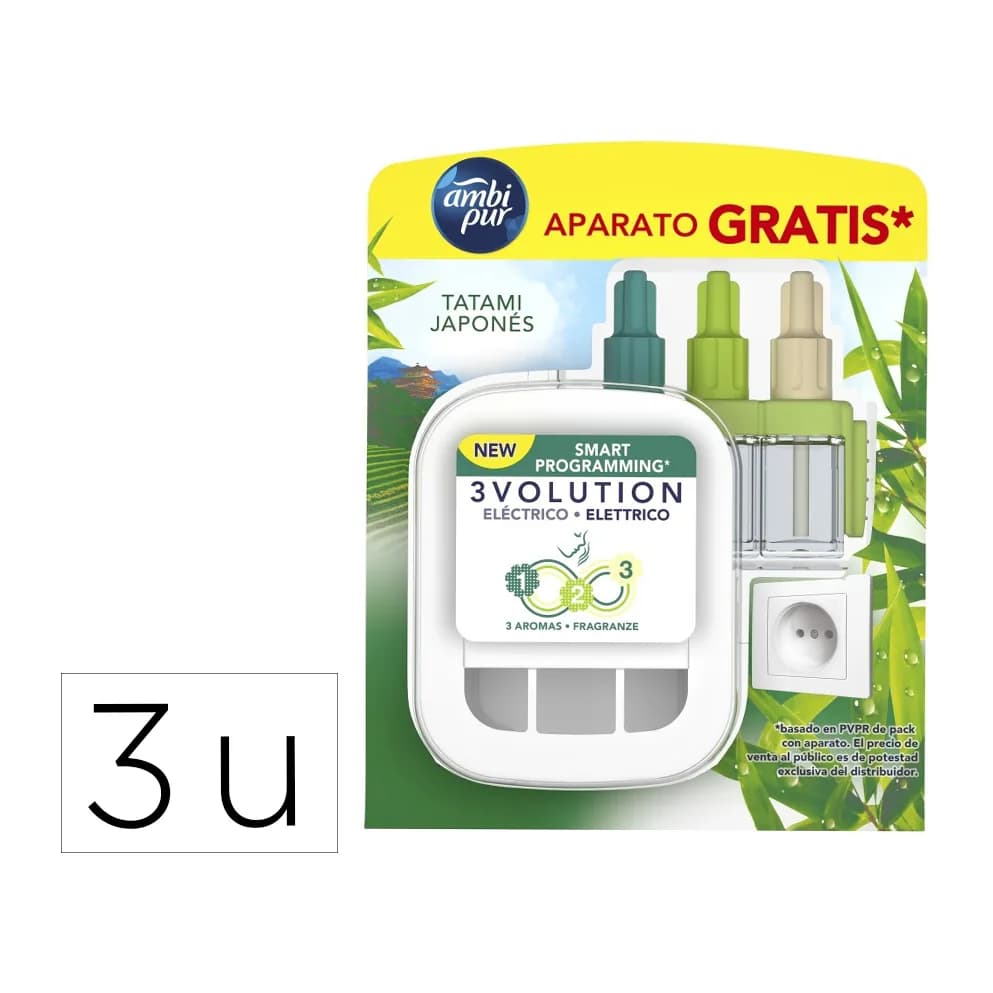 Ambi pur Ambientador electrico ambipur 3volution japones difusor+ recambio