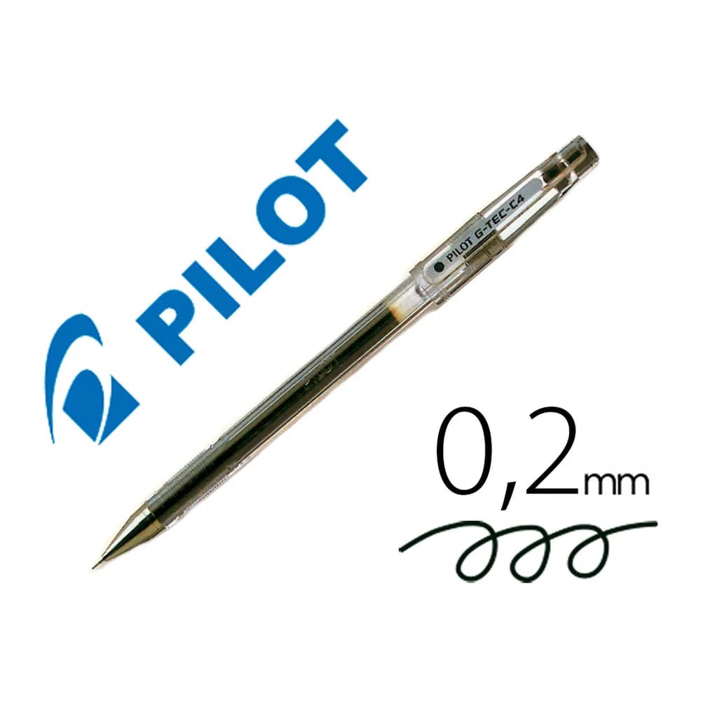 Pilot Boligrafo pilot punta aguja g-tec-c4 negro