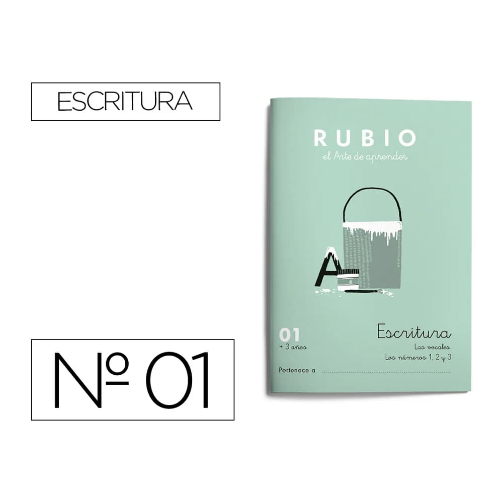 Rubio Cuaderno rubio caligrafia nº 01