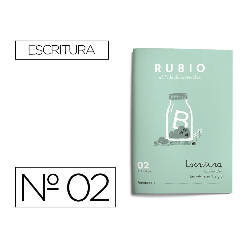 Rubio Cuaderno rubio caligrafia nº 02