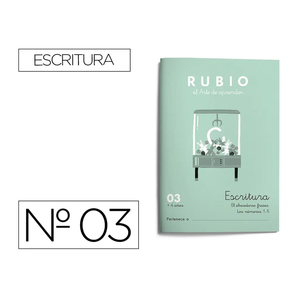 Rubio Cuaderno rubio caligrafia nº 03