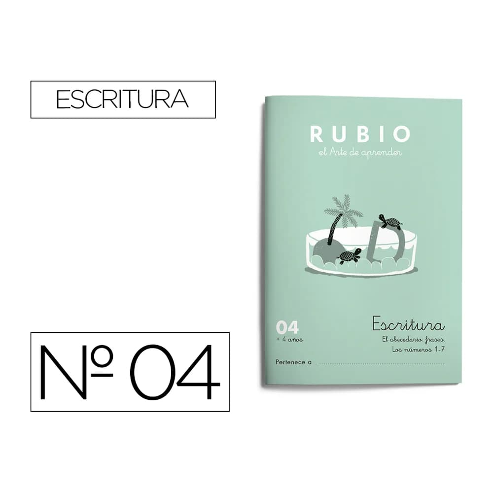 Rubio Cuaderno rubio caligrafia nº 04