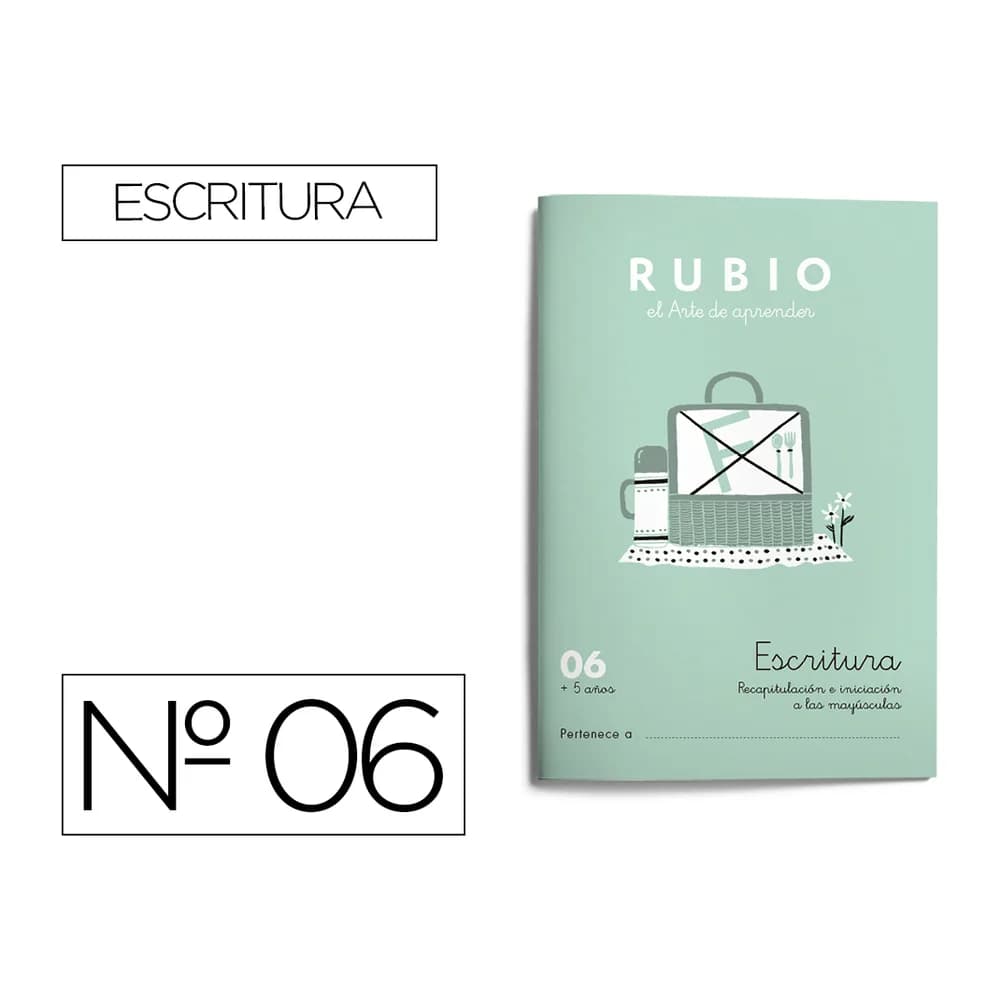 Rubio Cuaderno rubio caligrafia nº 06