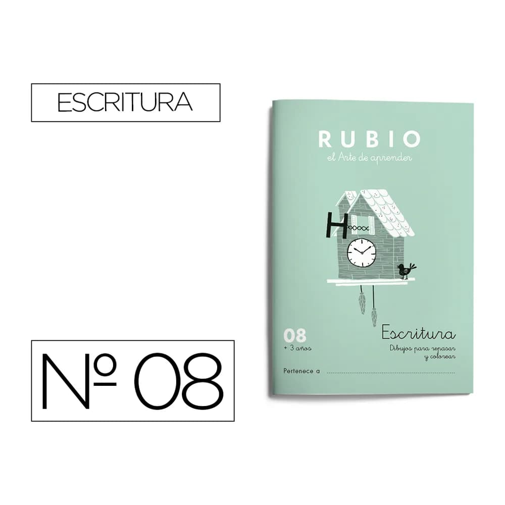 Rubio Cuaderno rubio caligrafia nº 08