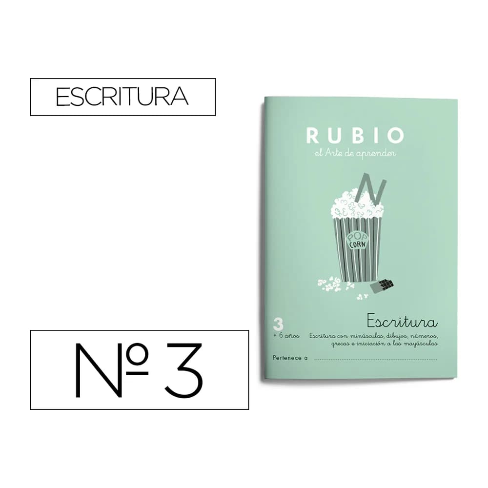 Rubio Cuaderno rubio caligrafia nº 3