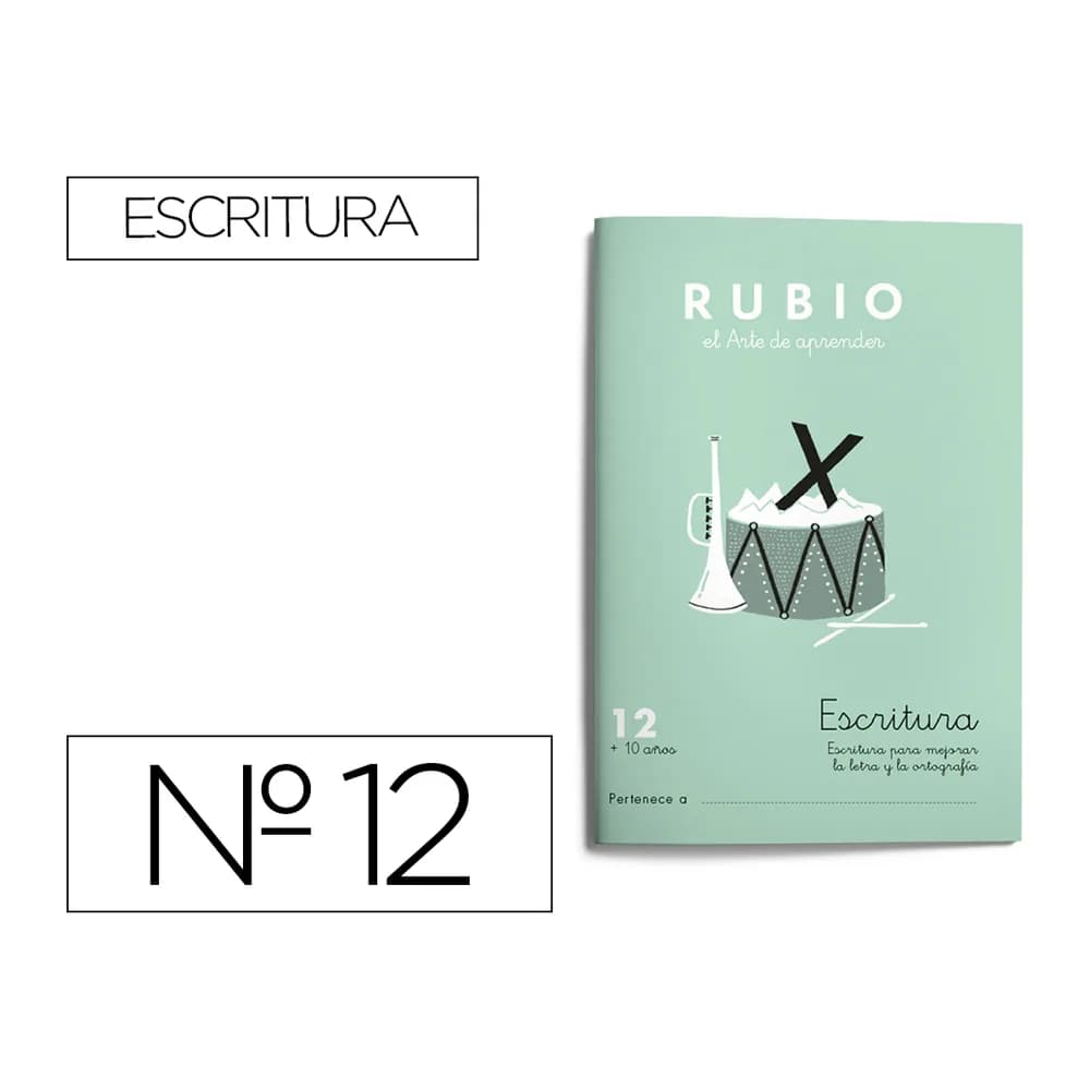 Rubio Cuaderno rubio caligrafia nº 12