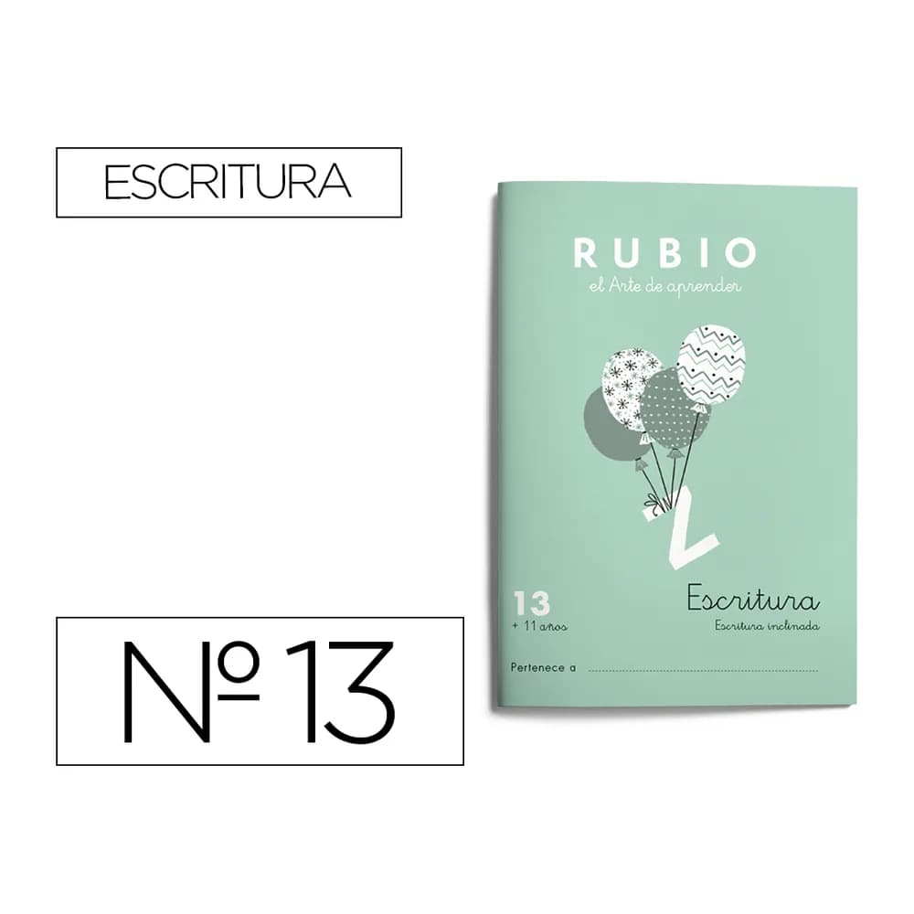 Rubio Cuaderno rubio caligrafia nº 13