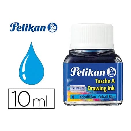 Pelikan Tinta china pelikan azul cobalto bote de 10 ml
