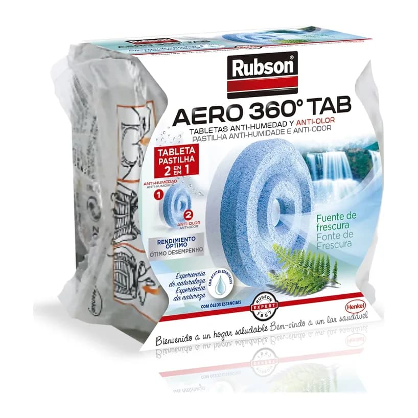 Rubson Recambio pastilla deshumidificador rubson aero 360º aromaterapia frescura