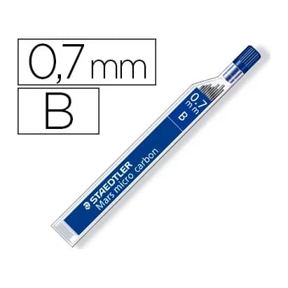 Staedtler Minas staedtler mars micro grafito 0,7 mm b tubo con 12 unidades