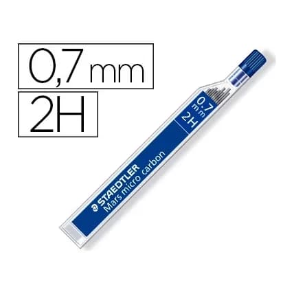 Staedtler Minas staedtler mars micro grafito 0,7 mm 2h tubo con 12 unidades