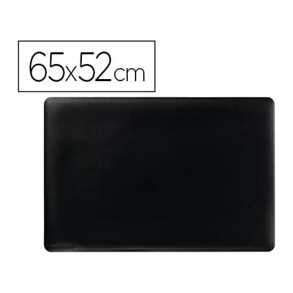 Durable Vade sobremesa durable negro antideslizante contorneado 65x52 cm