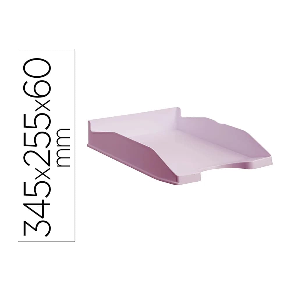 Archivo 2000 Bandeja sobremesa archivo 2000 antimicrobiana plastico apilable 3 posiciones din a4 y folio 345x255x60 mm