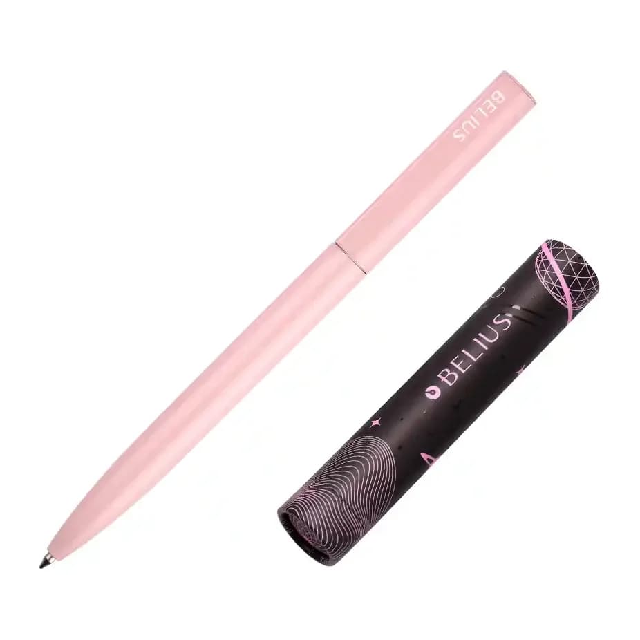 Belius Boligrafo belius rocket b aluminio color minimalista tinta azul caja cilindrica