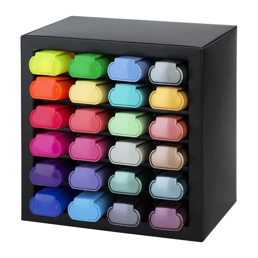 Faber castell Rotulador faber castell fluorescente textliner 46 set escritorio de 24 unidades colores surtidos