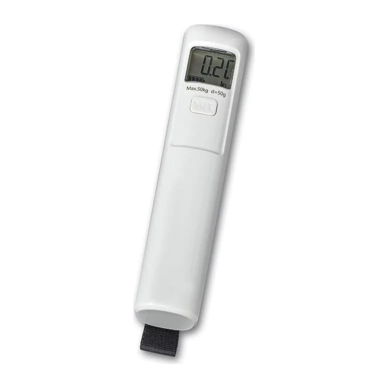 Maul Balanza de equipaje maul trek 50 kg hebilla con gancho acero inoxidable carga por agitacion color blanco