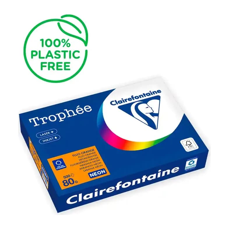 Trophee Papel color trophee a4 80gr paquete de 500 hojas
