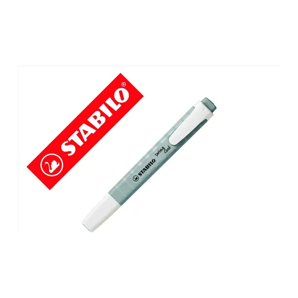 Stabilo Rotulador stabilo fluorescente fino swing cool nature colors verde tierra