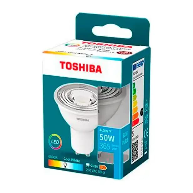 Toshiba Foco led toshiba essential gu10 4.5w luz fria 6500k