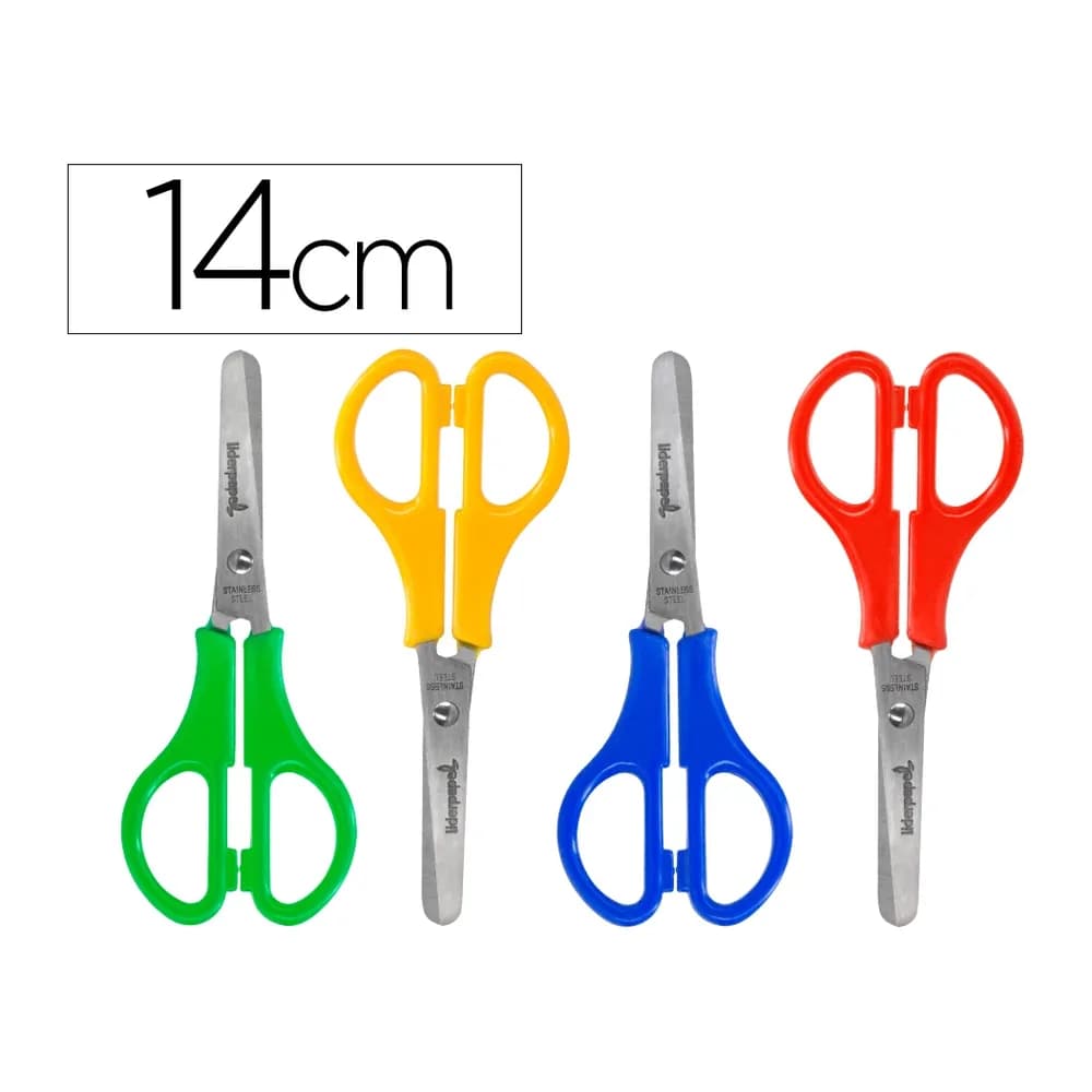 Liderpapel Tijera liderpapel ps-52-d con funda 14 cm colores surtidos