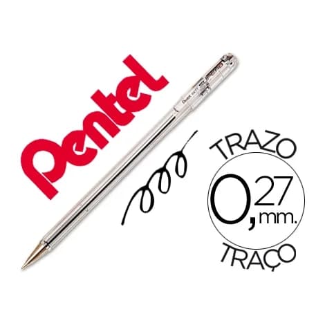 Pentel Boligrafo pentel bk-77 a negro