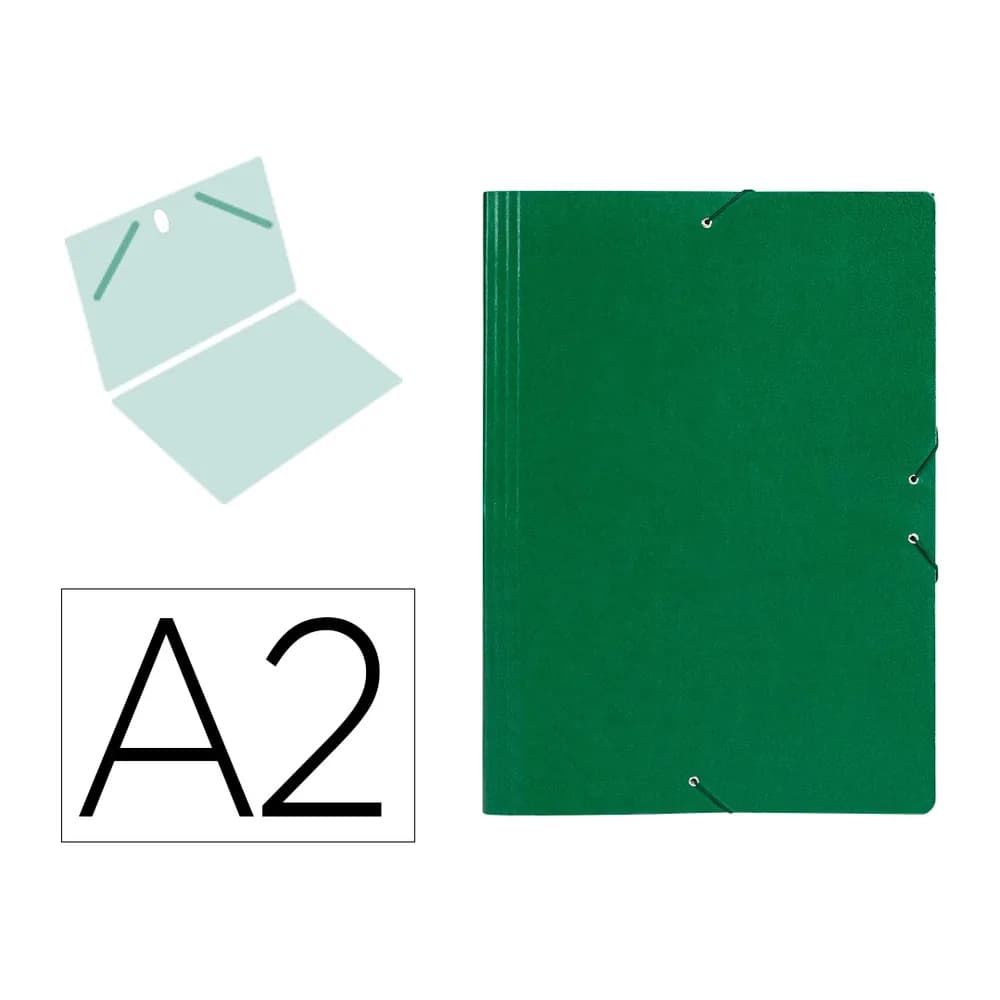 Liderpapel Carpeta planos liderpapel a2 carton gofrado n 12